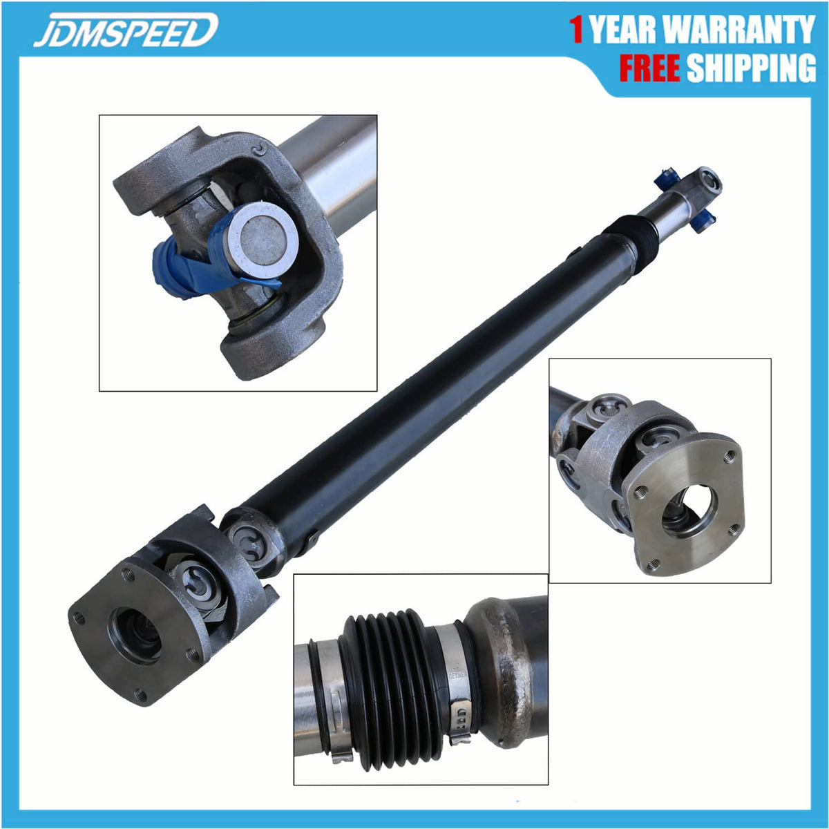 Solidspare Front Drive Shaft For 99-06 Ford 4X4 F250 F350 Super Duty 00-03 Excursion Diesel