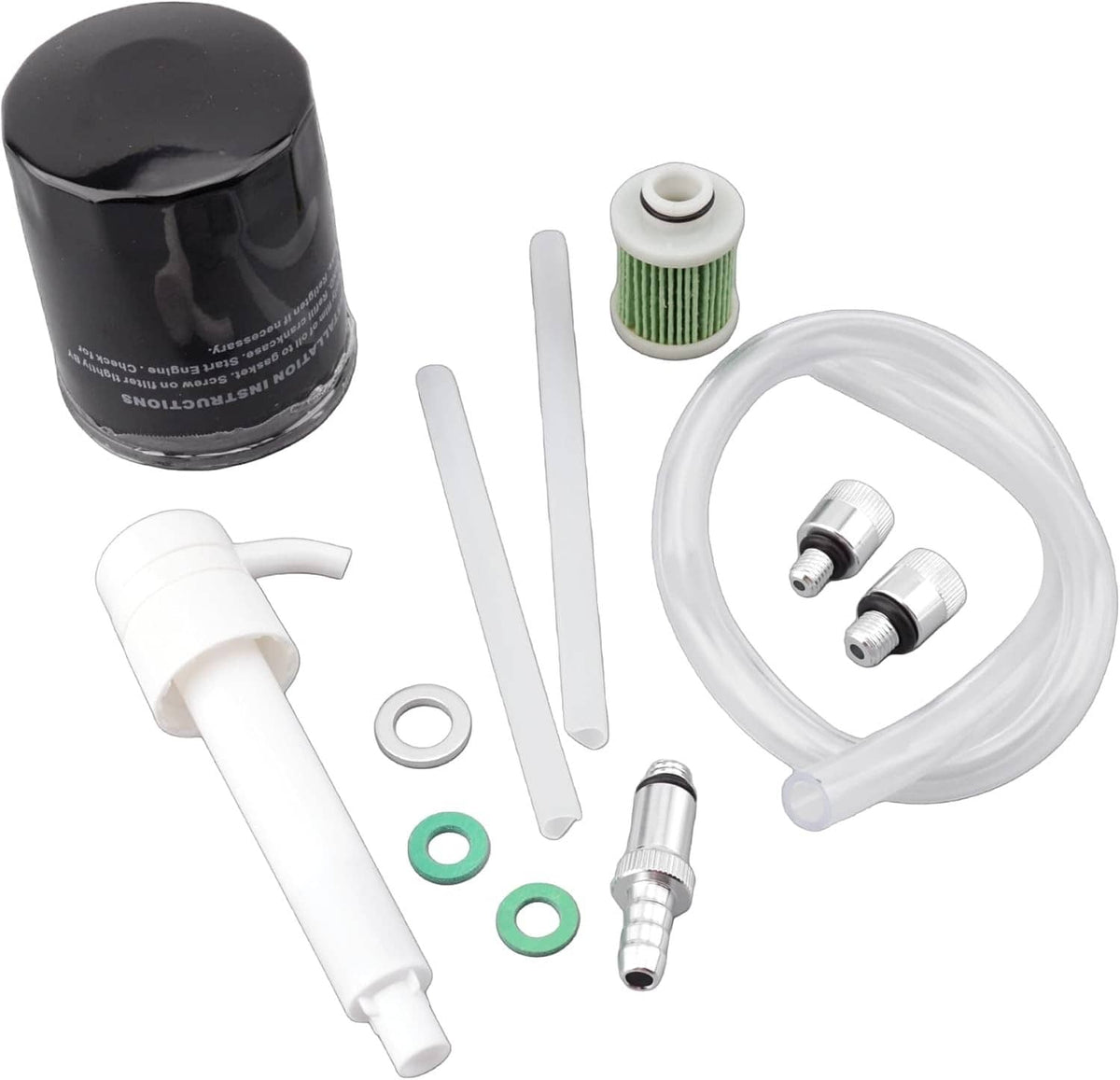 Solid Spare Outboards 100 Hour Oil Maintenance Kit for Suzuki DF 150 175 200 HP 15412-92J00