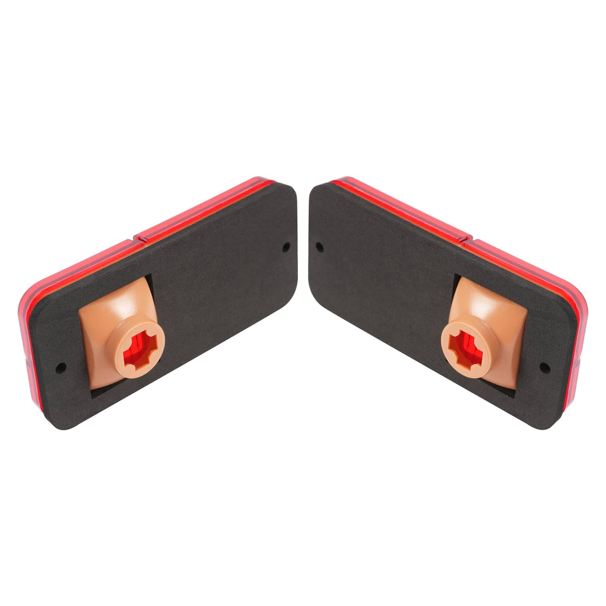 Solid Spare Rear Red Side Marker Lights Set For Chevrolet GMC C/K Pickup Trucks 1968-1972