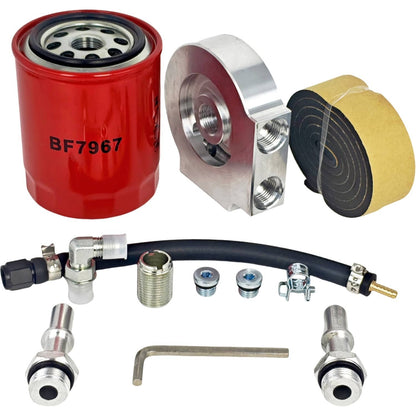Solid Spare Upper Filter Housing Retrofit Kit 121003 for Ford 2011-2025 F250 F350 F450 F550