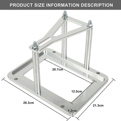 Solidspare Billet Battery Tray Hold Down Trunk Relocation Box Aluminum Racing Mount 551181
