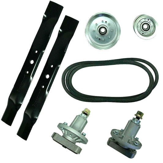 Solid Spare DECK KIT BLADE SPINDLE BELT IDLER FOR JOHN DEERE L100 L110 L118 L111 42 INCH