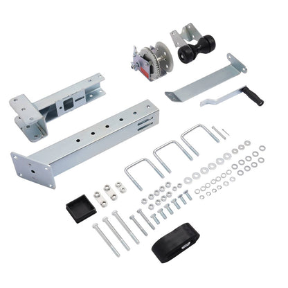 Solidspare Adjustable Sturdy Steel For Heavy Capacity Winch Stand 1400lbs Winch Galvanized