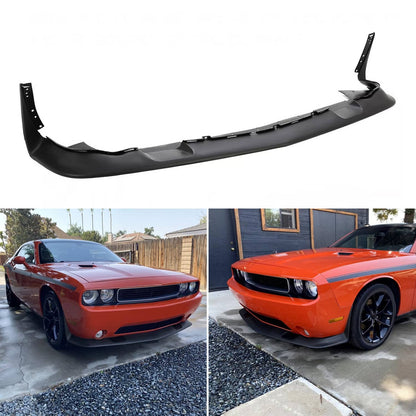 Solid Spare For Dodge Challenger 2008-2014 SRT Style Front Bumper Chin Spoiler Splitter Lip