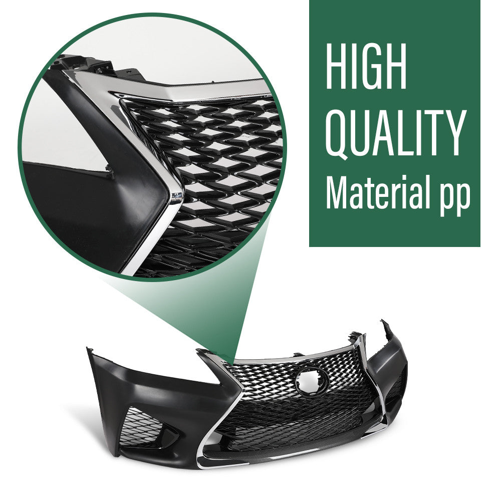 Solid Spare Fit For 2013-2015 Lexus GS GS350 GS450 Conversion to 16+ GS F Front Bumper Kit