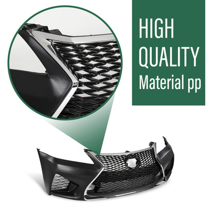 Solid Spare Fit For 2013-2015 Lexus GS GS350 GS450 Conversion to 16+ GS F Front Bumper Kit