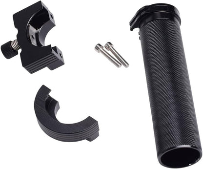 Solid Spare 7/8" 22mm Throttle Twist Grip Tube Accelerator For Kawasaki Honda Suzuki Ducati
