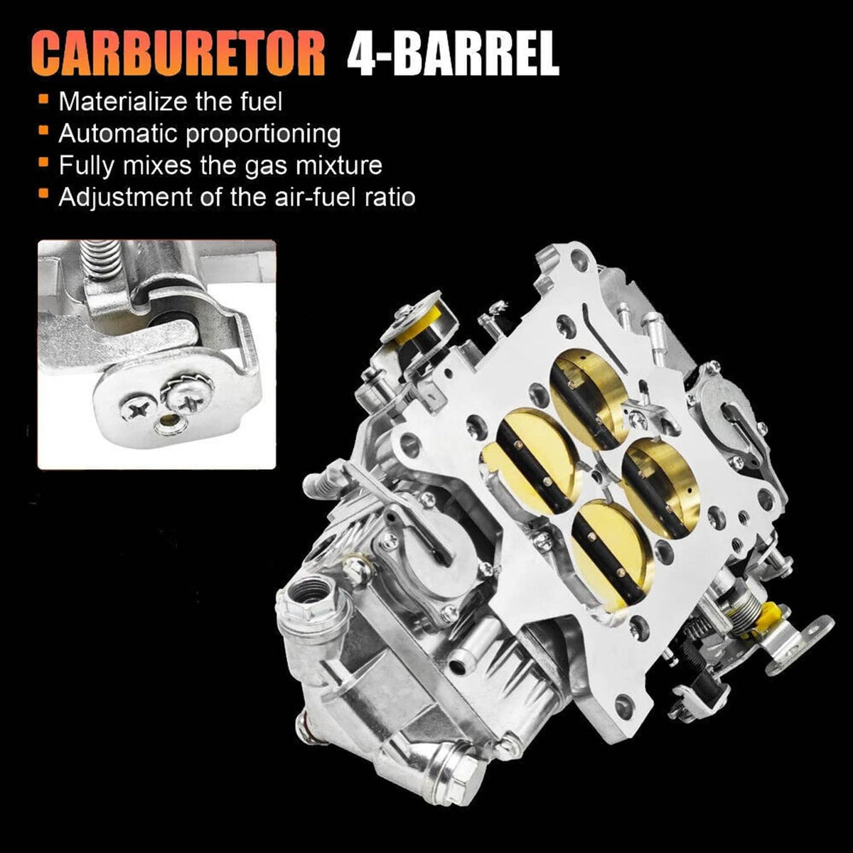 Solidspare For Holley Quick Fuel BR-67199 650CFM Performance Carburetor Race Double Pumper