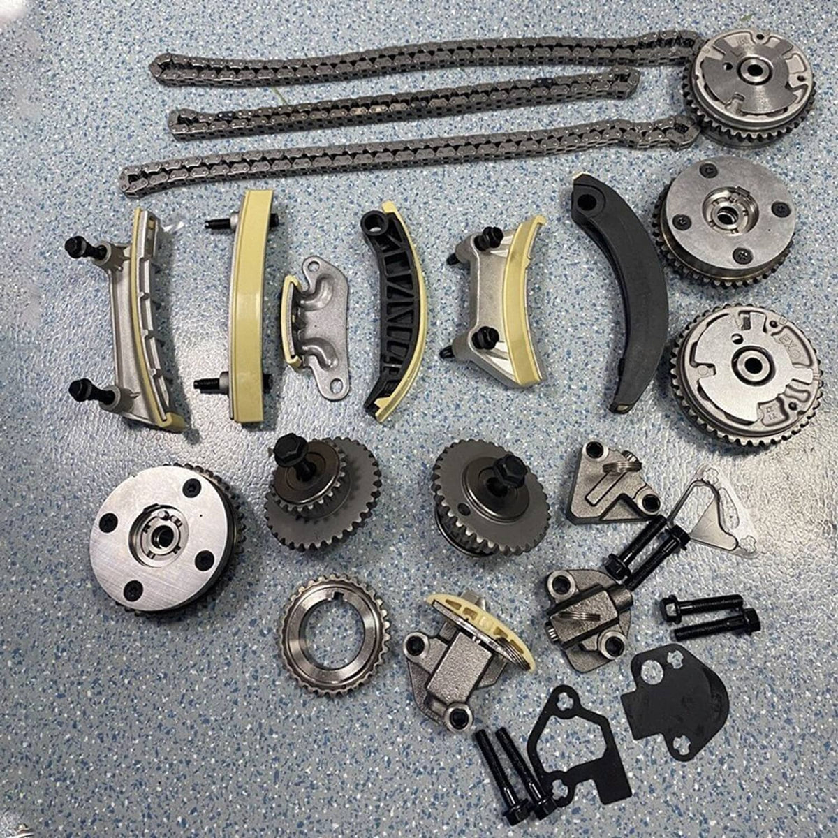 Solidspare For Buick Cadillac Chevrolet GMC Pontiac Timing Chain Kit w/4VVT CAM PHASER Gear