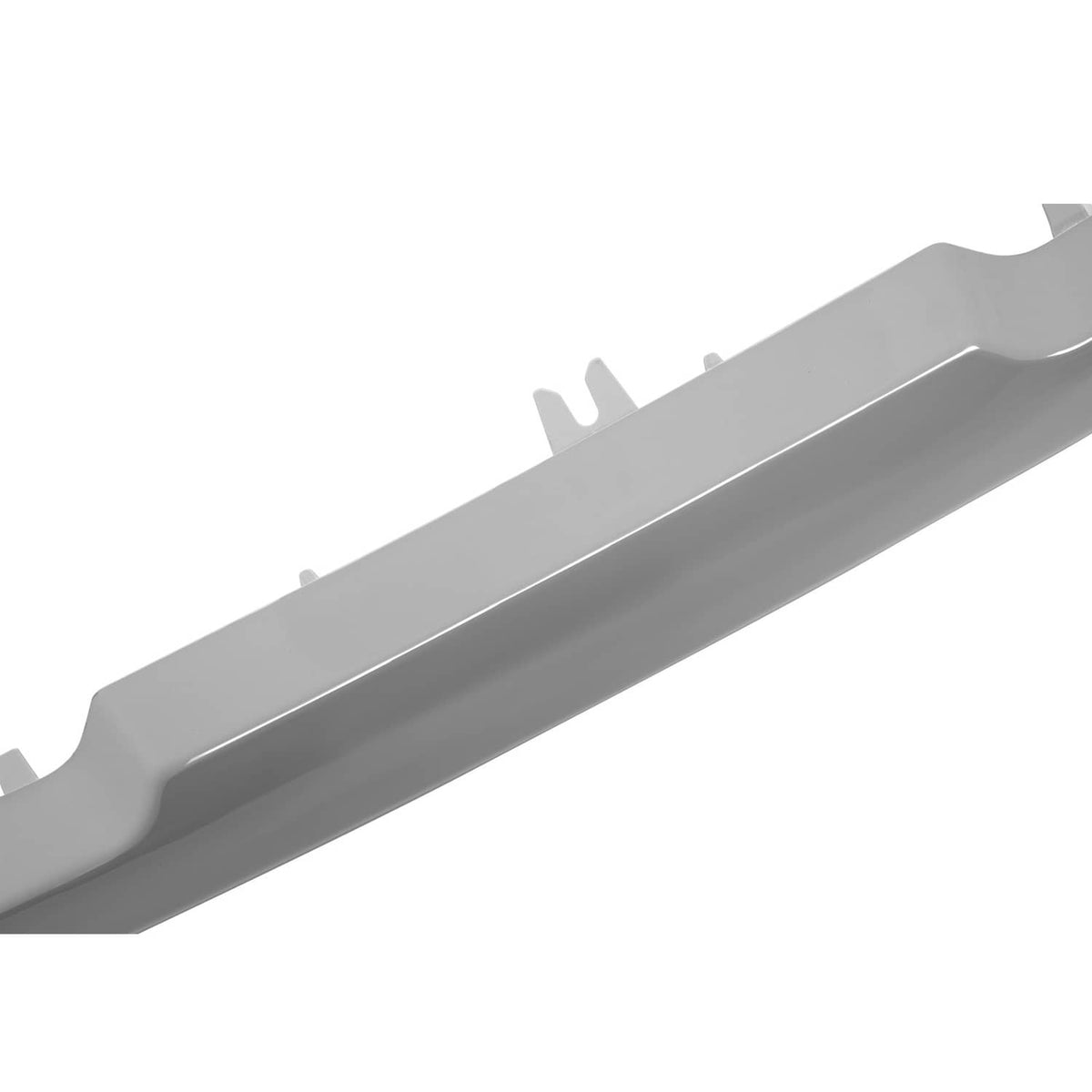 Solid Spare Front Upper Top Grille Hood Molding Trim Gray For 20-23 GMC Sierra 2500 3500 HD