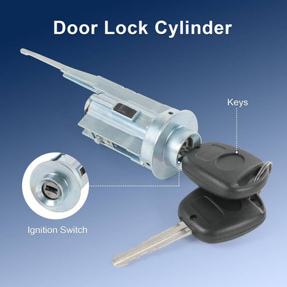 Solidspare Ignition Lock Cylinder Switch With 2 Keys For 2003-2006 Tundra 2001-2007 Sequoia