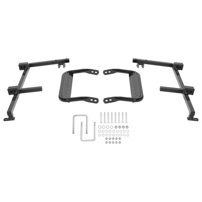 Solidspare 2PCS Black Nerf Bars / Running Boards for EZGO RXV 2008+ Gas/Electric Golf Cart