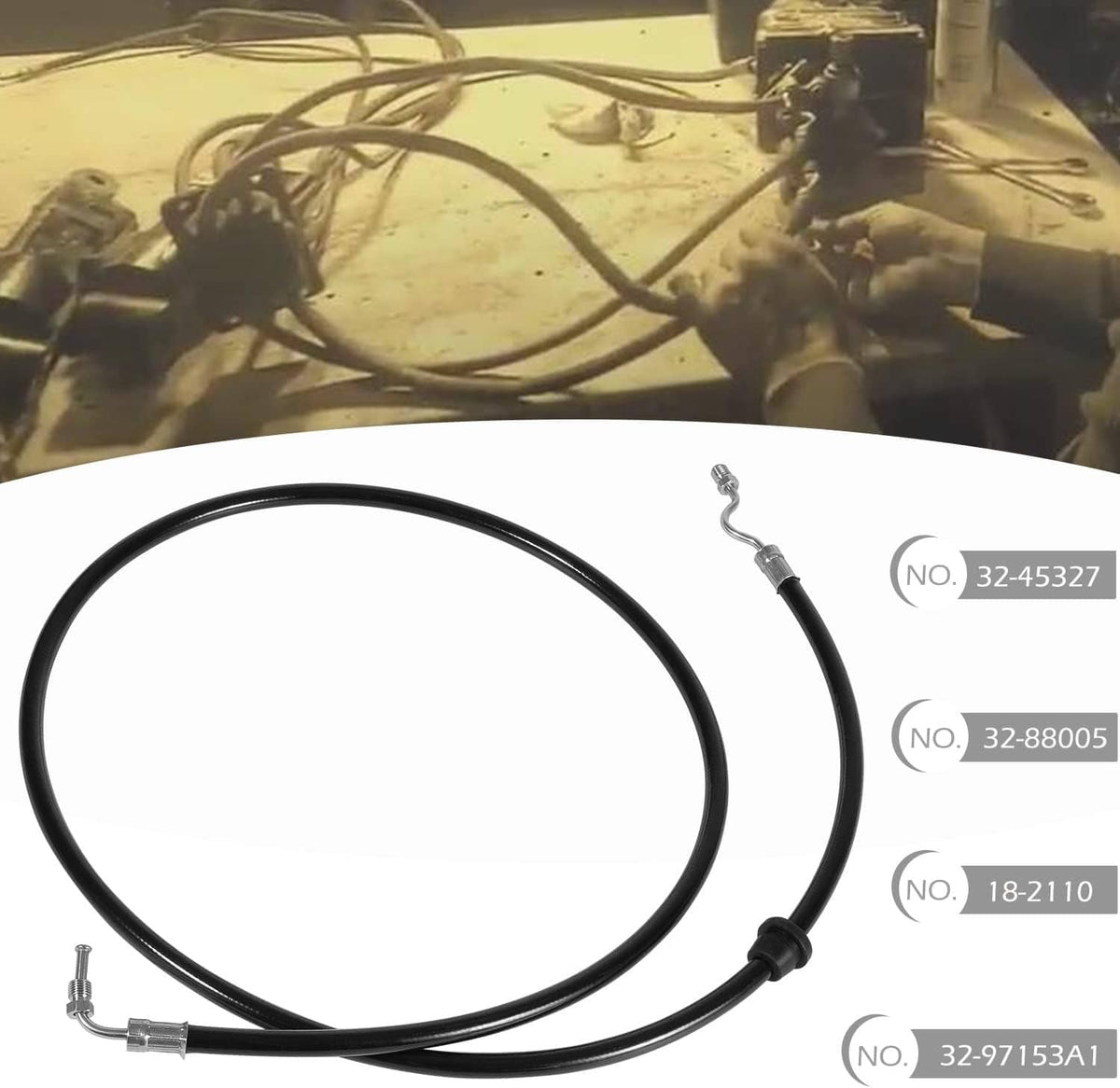 Solidspare 18-2110 Marine Power Trim Hose Lines for Mercury & Mariner, 32-45327, 32-88005