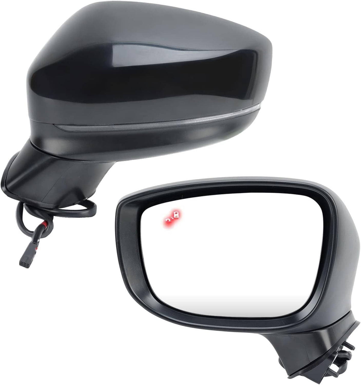 Solidspare Left Driver Side Mirror for 2017-24 Mazda CX-5 With BSM Power Turn Signal Light