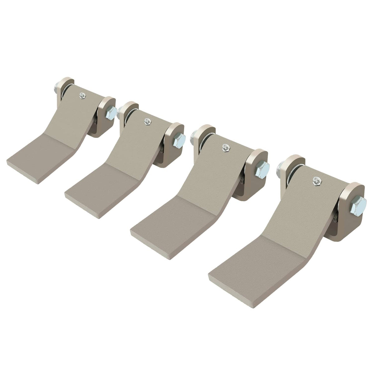 Solid Spare 4 Strap Style Long Leaf Steel Weld On Dump Trailer Door Hinge Greaseable Cargo