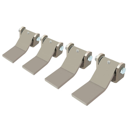 Solid Spare 4 Strap Style Long Leaf Steel Weld On Dump Trailer Door Hinge Greaseable Cargo