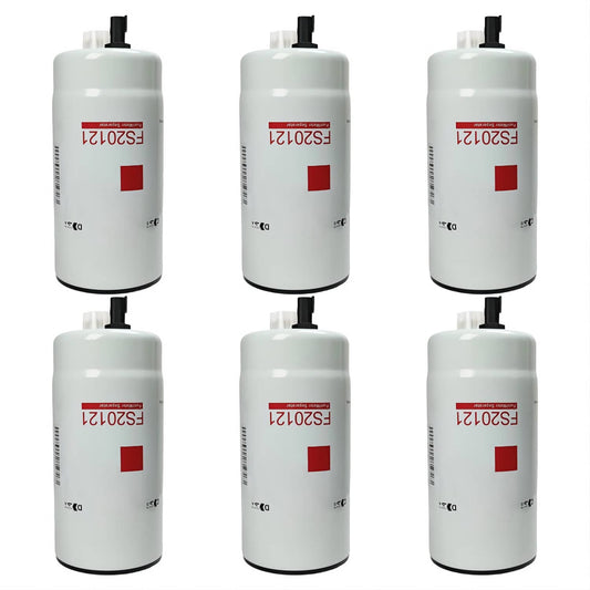 Solid Spare 6 Pcs Fuel Water Separator Filter Fits for Cummins L9 B6.7 FS20121