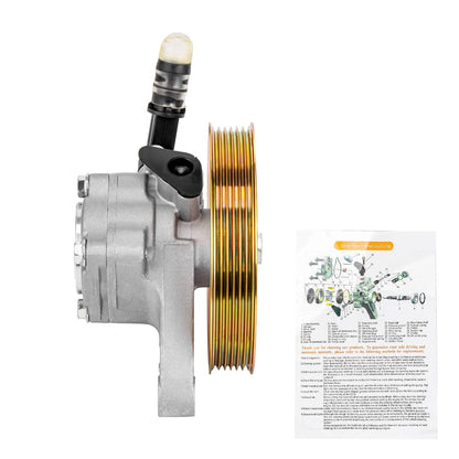 Solidspare Power Steering Pump 21-5442 for Honda 2005-2008 Pilot 3.5L 3471CC V6 GAS SOHC