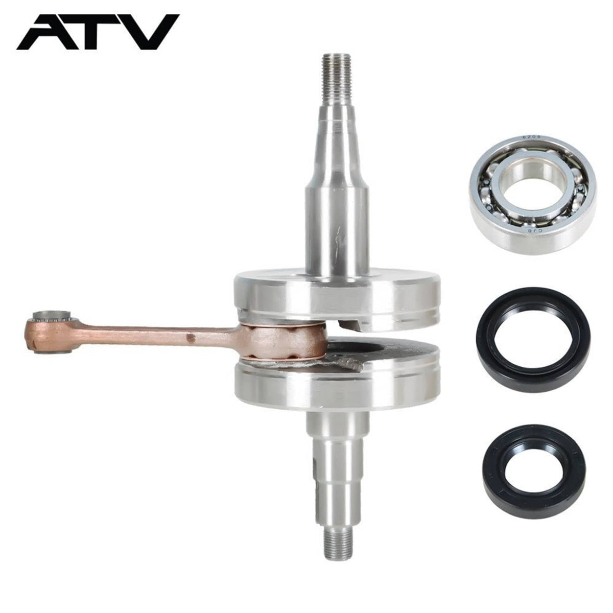 Solidspare Crankshaft Assembly for Yamaha PW80 Y-Zinger 1983 1984 1985-2006