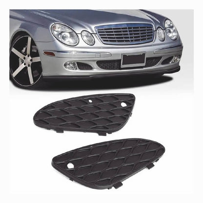 Solid Spare Pair Front Bumper Lower Cover Grille Left& Right for Mercedes W211 E-class E320