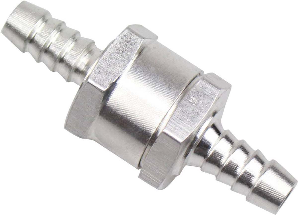 Solidspare 2Pcs 5/16" 8mm Fuel Line One Way Non Return Check Valve Petrol Diesel Oil Water