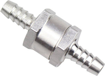 Solidspare 2Pcs 5/16" 8mm Fuel Line One Way Non Return Check Valve Petrol Diesel Oil Water