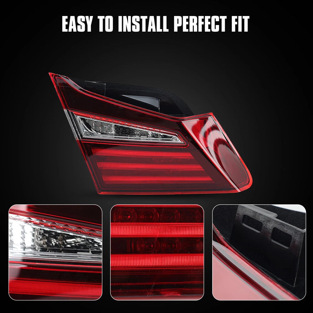 For 2016-2017 Honda Accord Sedan Rear Inner Tail Light Left Side 34155T2AA21
