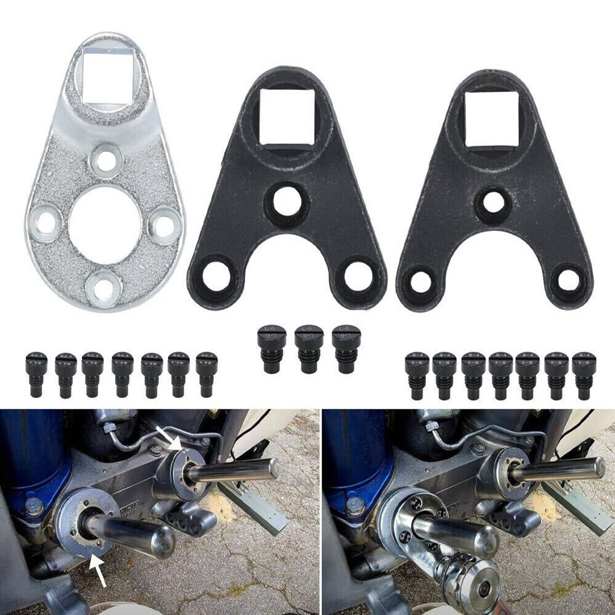 Solidspare New Outboard Trim Tilt Pin Wrench Tool Set for Yamaha Suzuki Johnson Evinrude