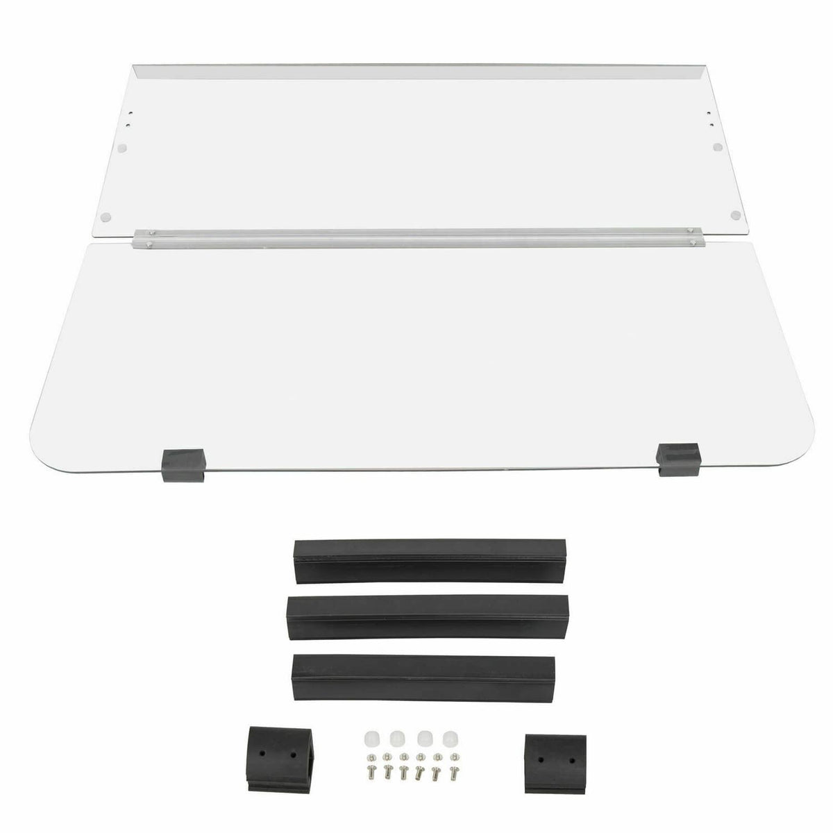 Solidspare Clear Folding Windshield For Yamaha G14 G16 G19 1995-2003 Gas&Electric Golf Cart