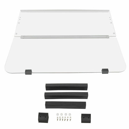 Solidspare Clear Folding Windshield For Yamaha G14 G16 G19 1995-2003 Gas&Electric Golf Cart