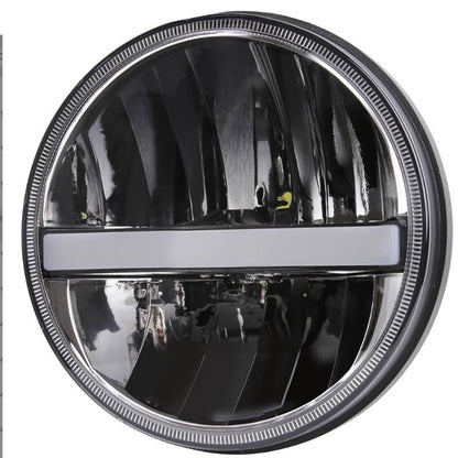 Solidspare Pair 7" inch Round Halo LED Headlights DRL Turn For Chevrolet Bel Air