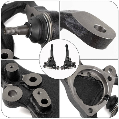 Solidspare Pair Front Steering Knuckle For 2012-21 Chrysler 300 Dodge Challenger Charger