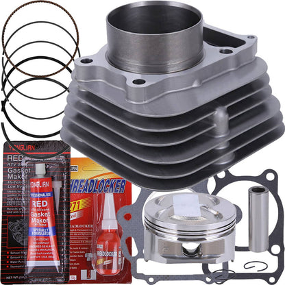 Solidspare For 1993-2008 Honda TRX300EX Top End Rebuild Kit Cylinder Piston Gaskets 80mm