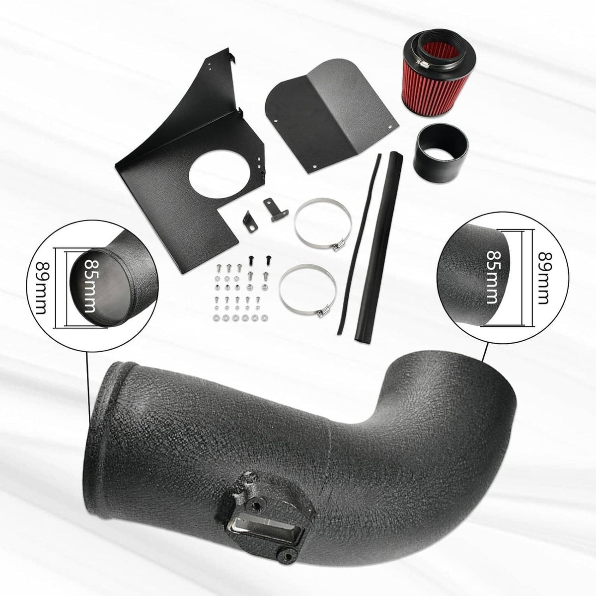 Solidspare Cold Air Intake System For BMW M140i M240i 340i F20 F22 F23 B58 3.0L 2016-2019