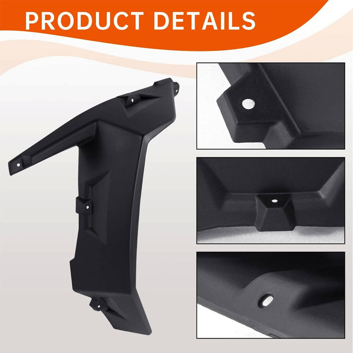 Solidspare XXL Front Extended Fender Flares For 2014-23 Polaris RZR XP 4 1000 TURBO S 900