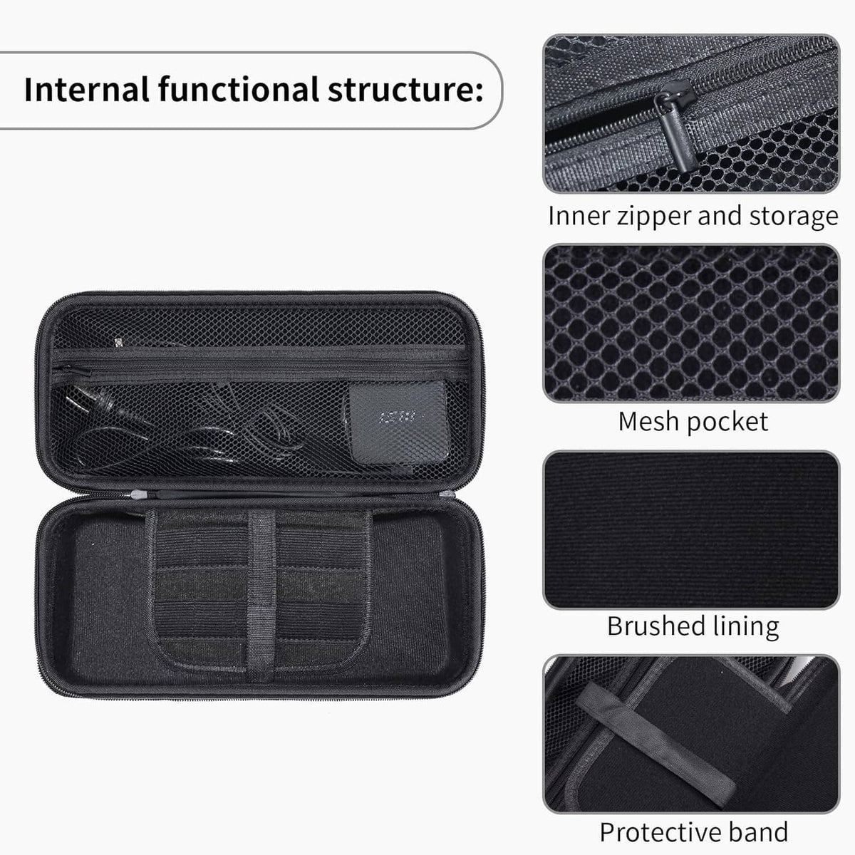 Solid Spare Hard Shell Carrying Case for ASUS ROG Ally Console Protective Cover Accessories