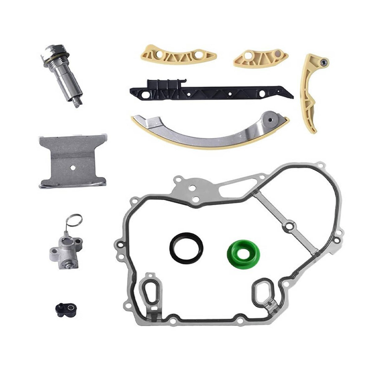 Solidspare New For GM Terrain Chevy Equinox 2.2L 2.4L Ecotec Timing Chain Kit w/ Water Pump