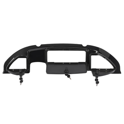 Solidspare For Club Car Precedent 2004-08.5 Golf Cart Dash Kit Dashboard W/Lock Gloss Black
