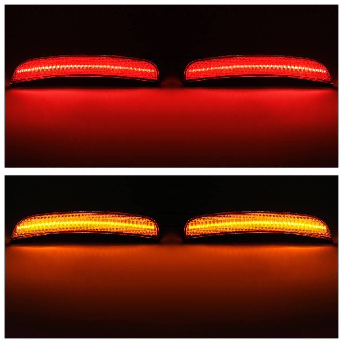 Solid Spare 4 x Clear LED Front & Rear Side Marker Lights Lamp For Chrysler 300 2015-2023