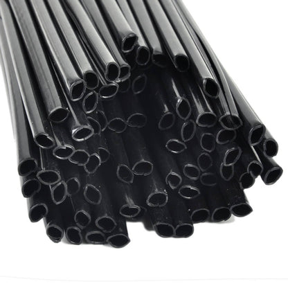 Solidspare 72PCS Black Motorcycle Bike Spoke Skins Covers Wraps Wheel Rim Guard Protector