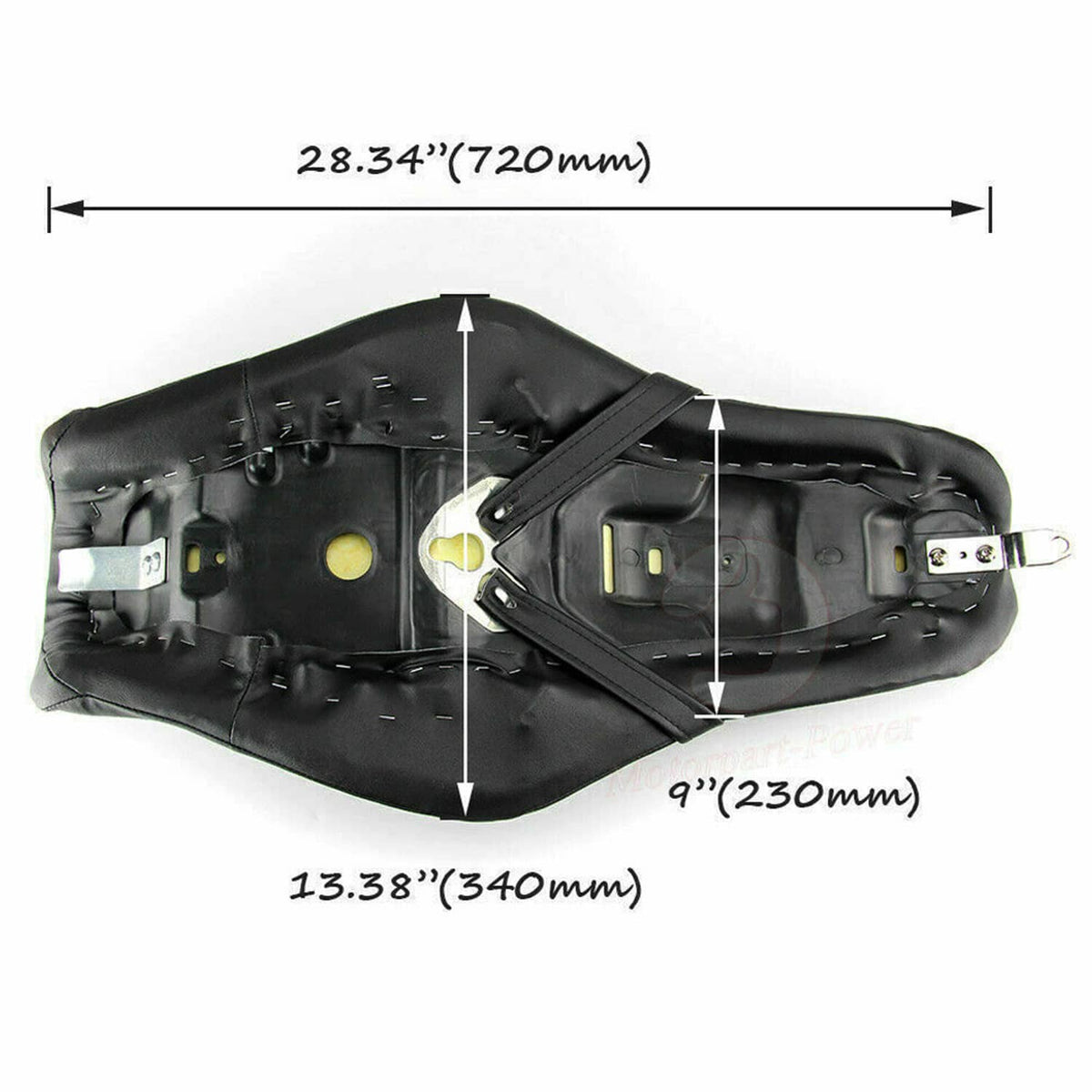 Solidspare Two-up Rider Driver Passenger Seat For Harley Sportster 883 XL883C XL1200 Custom