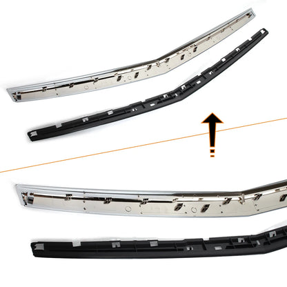 For Cadillac Escalade 2015-2020 Hood Molding Trim+Front Grille w/Sensor Hole