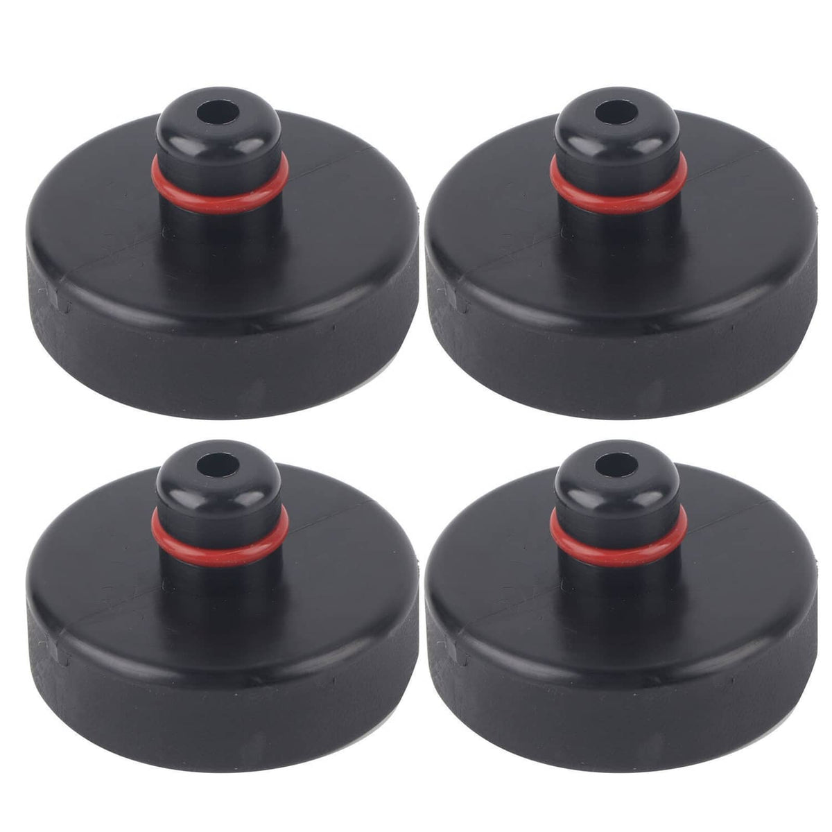 Solidspare 4Pcs Rubber Jack Lift Pad Adapter Tool Black Fit For Tesla Model 3/Y/S/X New