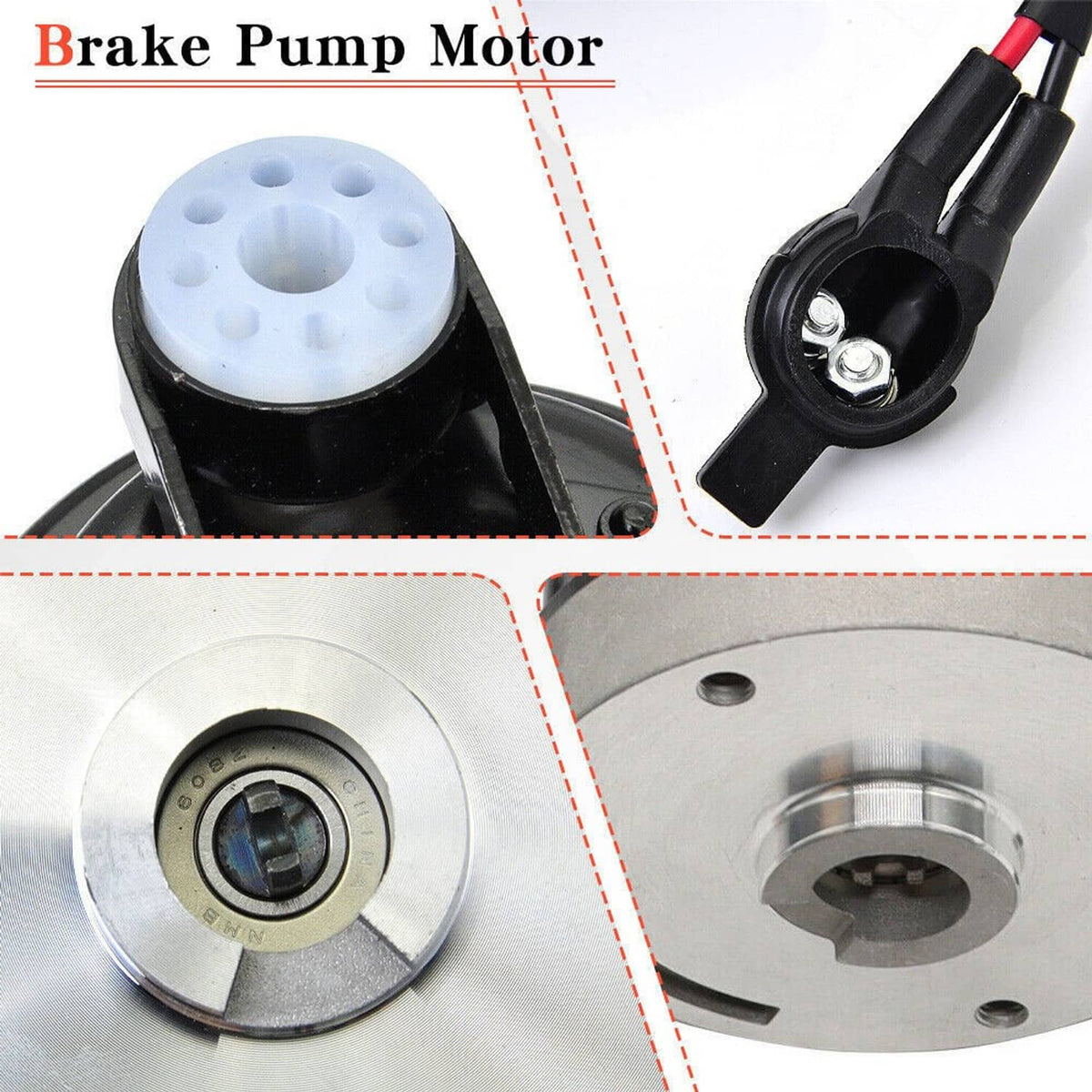 Solidspare Brake Booster Pump Motor 47960-60010 for 2001-02 Toyota 4Runner Lexus LX470 ABS