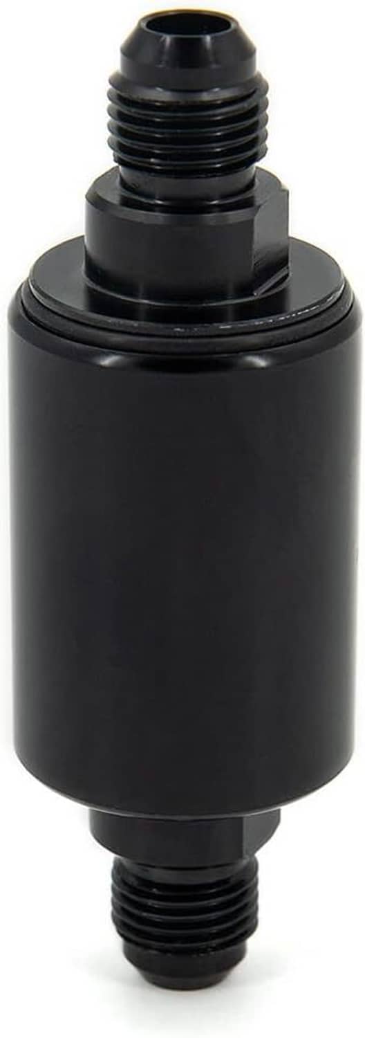 Solidspare Universal -6AN Inline Fuel Filter High Flow 100 Micron Cleanable AN6 6AN New