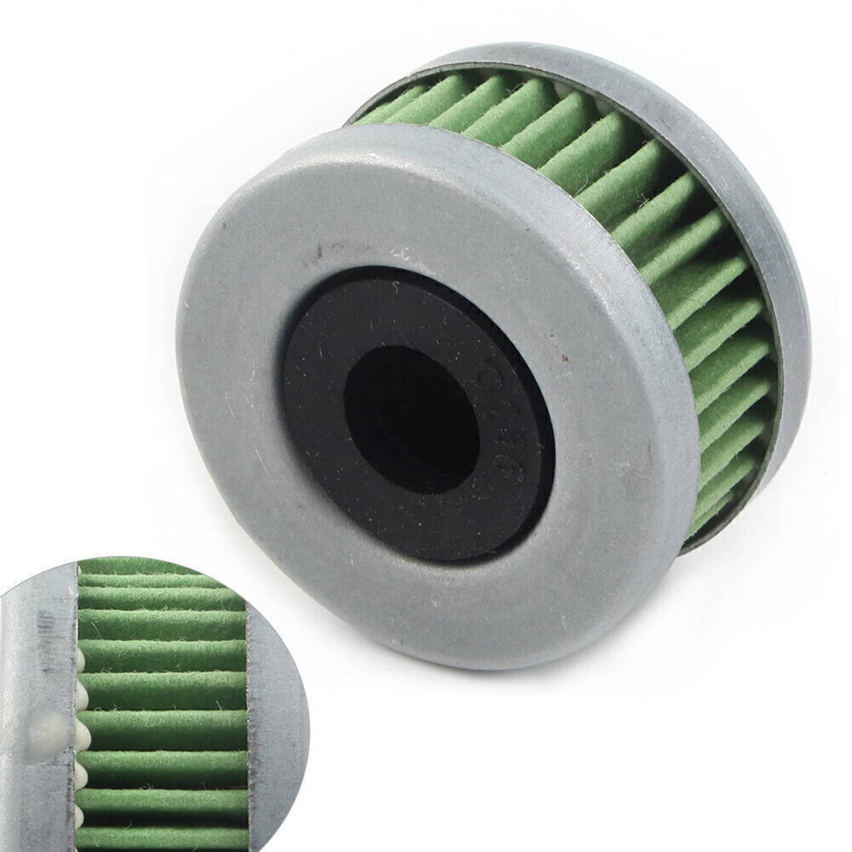 Solid Spare 2Pcs Fuel Filter Elements For Honda Outboard 40 50 60 HP 16911-ZZ5-003 Green