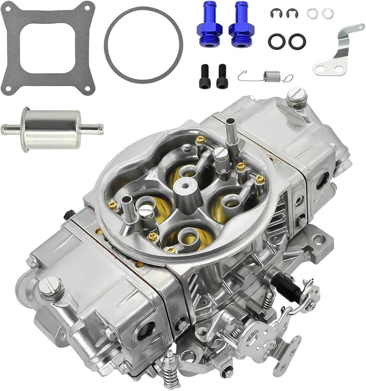 Solidspare For Holley Quick Fuel BR-67199 650CFM Performance Carburetor Race Double Pumper