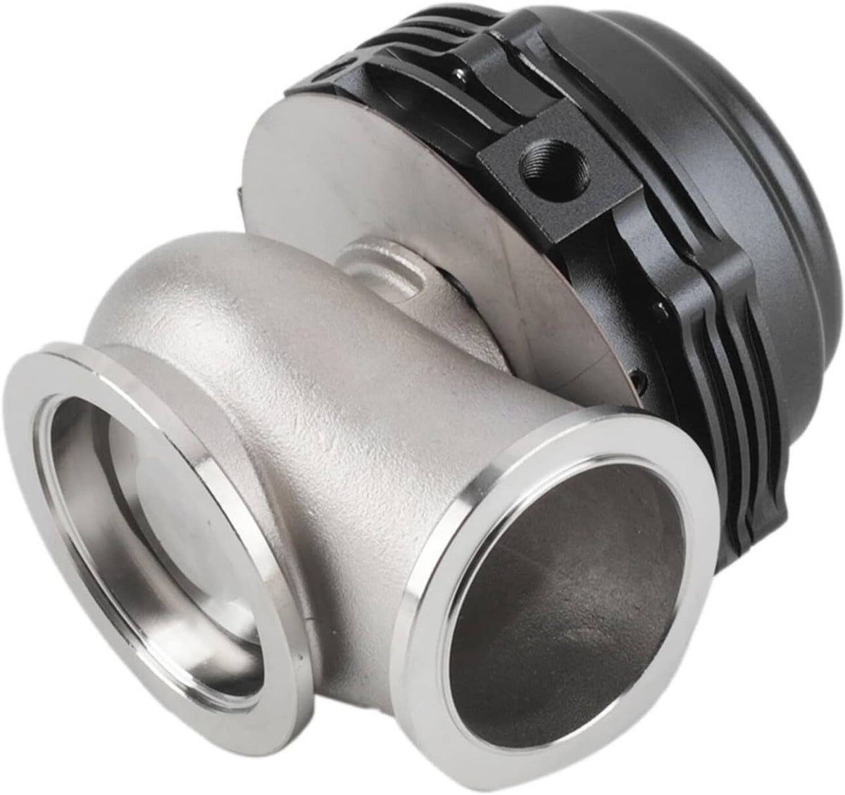 Solidspare Black 44MM Wastegate External Turbo W/ TIAL V-Band Flange Spring MV-R 14PSI
