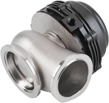 Solidspare Black 44MM Wastegate External Turbo W/ TIAL V-Band Flange Spring MV-R 14PSI