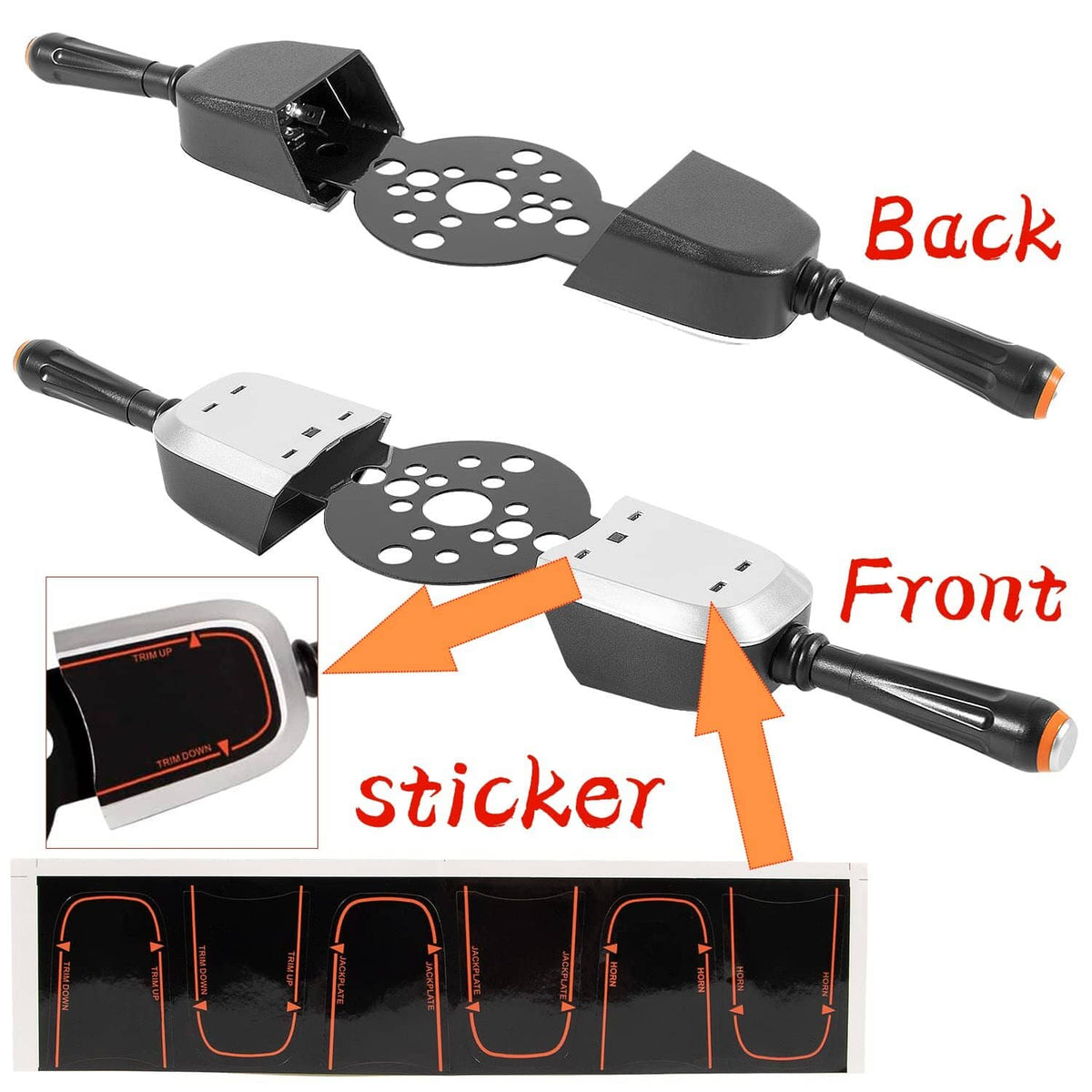 Solid Spare For SeaStar Pro Trim/Jack Plate Control Switch PT2000P-1P, Steering Helm Mount